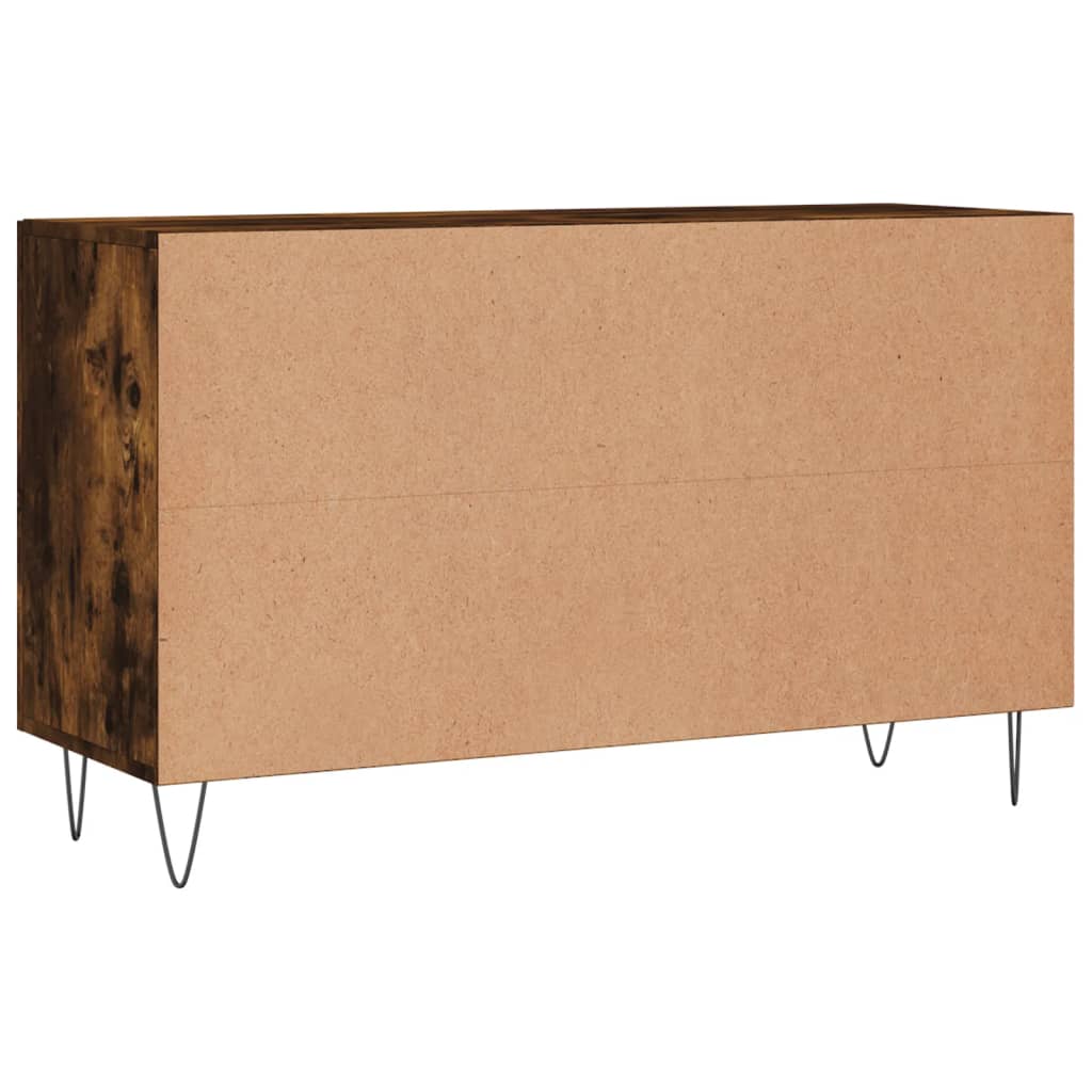 Komoda boja dimljenog hrasta 100 x 36 x 60 cm konstruirano drvo