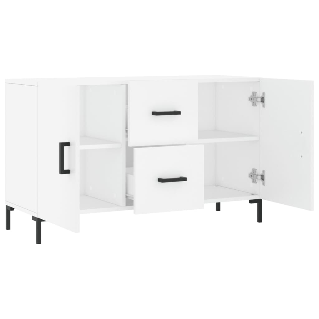 Komoda bijela 100x36x60 cm od konstruiranog drva
