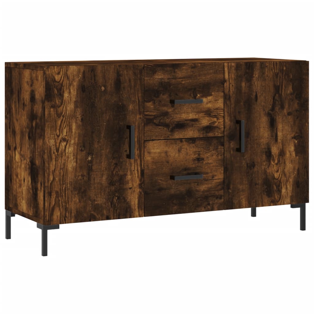 Komoda boja dimljenog hrasta 100 x 36 x 60 cm konstruirano drvo