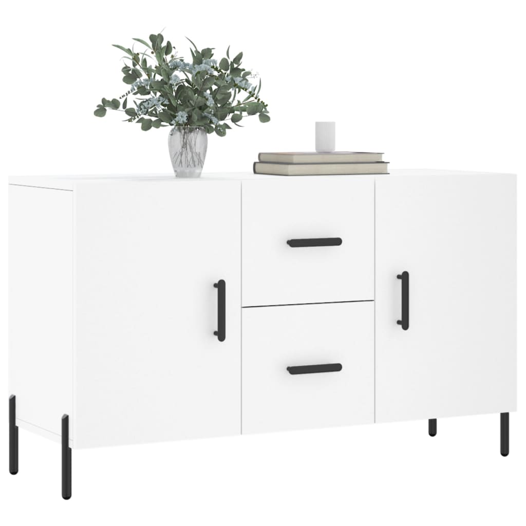 Komoda bijela 100x36x60 cm od konstruiranog drva