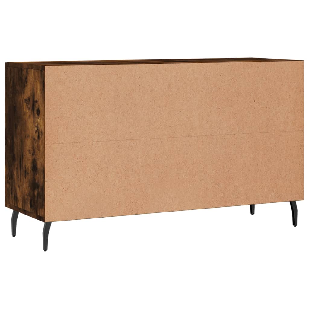 Komoda boja dimljenog hrasta 100 x 36 x 60 cm konstruirano drvo