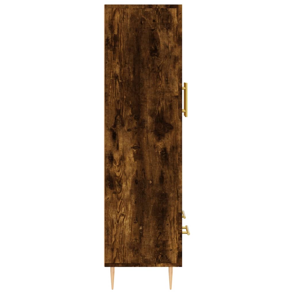 Visoka komoda boja hrasta 69,5 x 31 x 115 cm konstruirano drvo