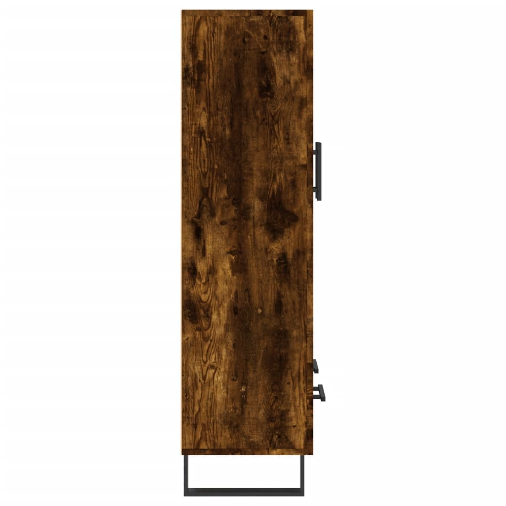Visoka komoda boja hrasta 69,5 x 31 x 115 cm konstruirano drvo