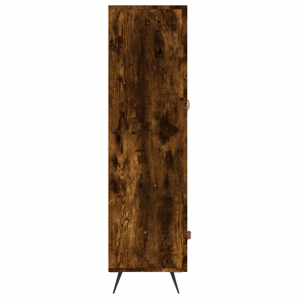Visoka komoda boja hrasta 69,5 x 31 x 115 cm konstruirano drvo
