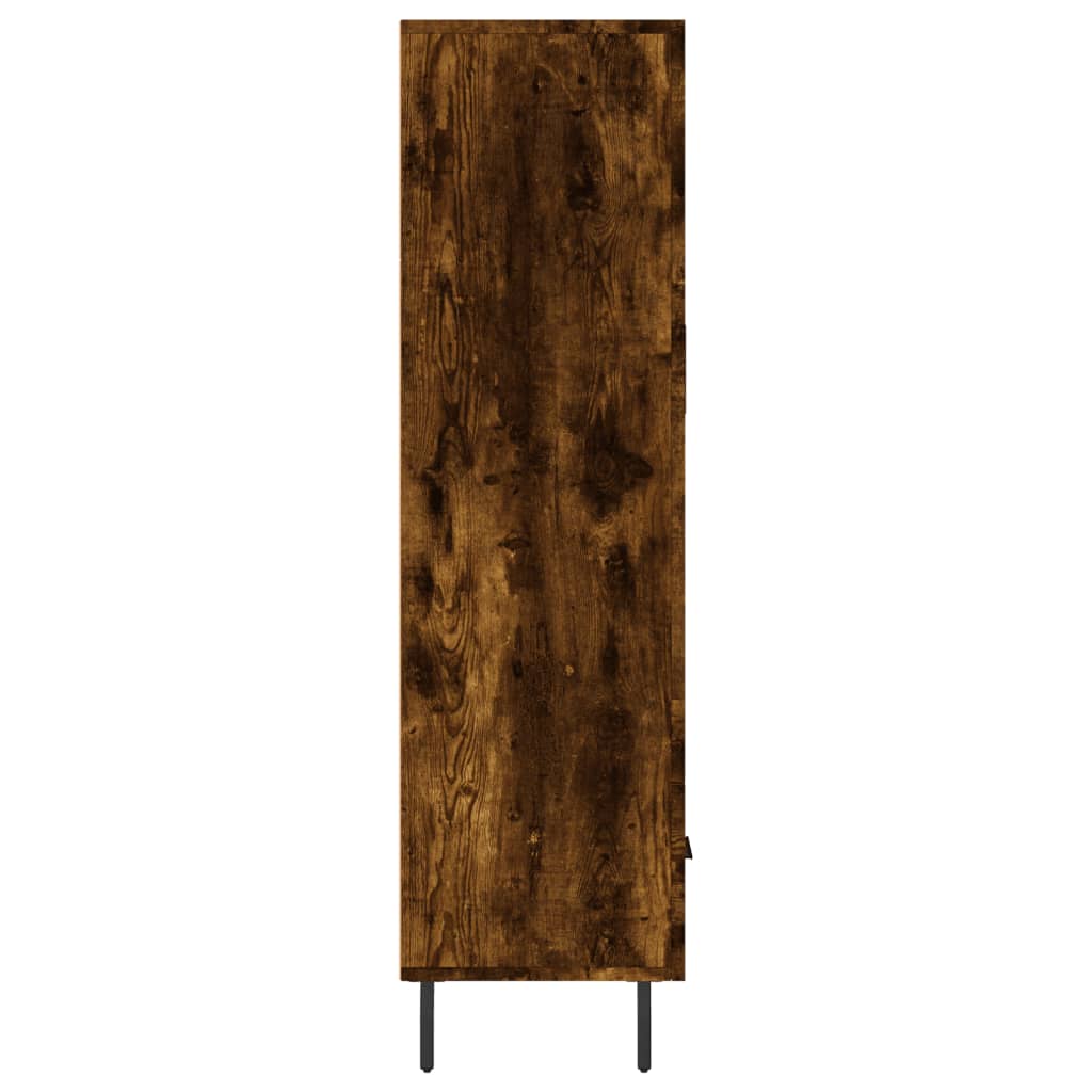 Visoka komoda boja hrasta 69,5 x 31 x 115 cm konstruirano drvo