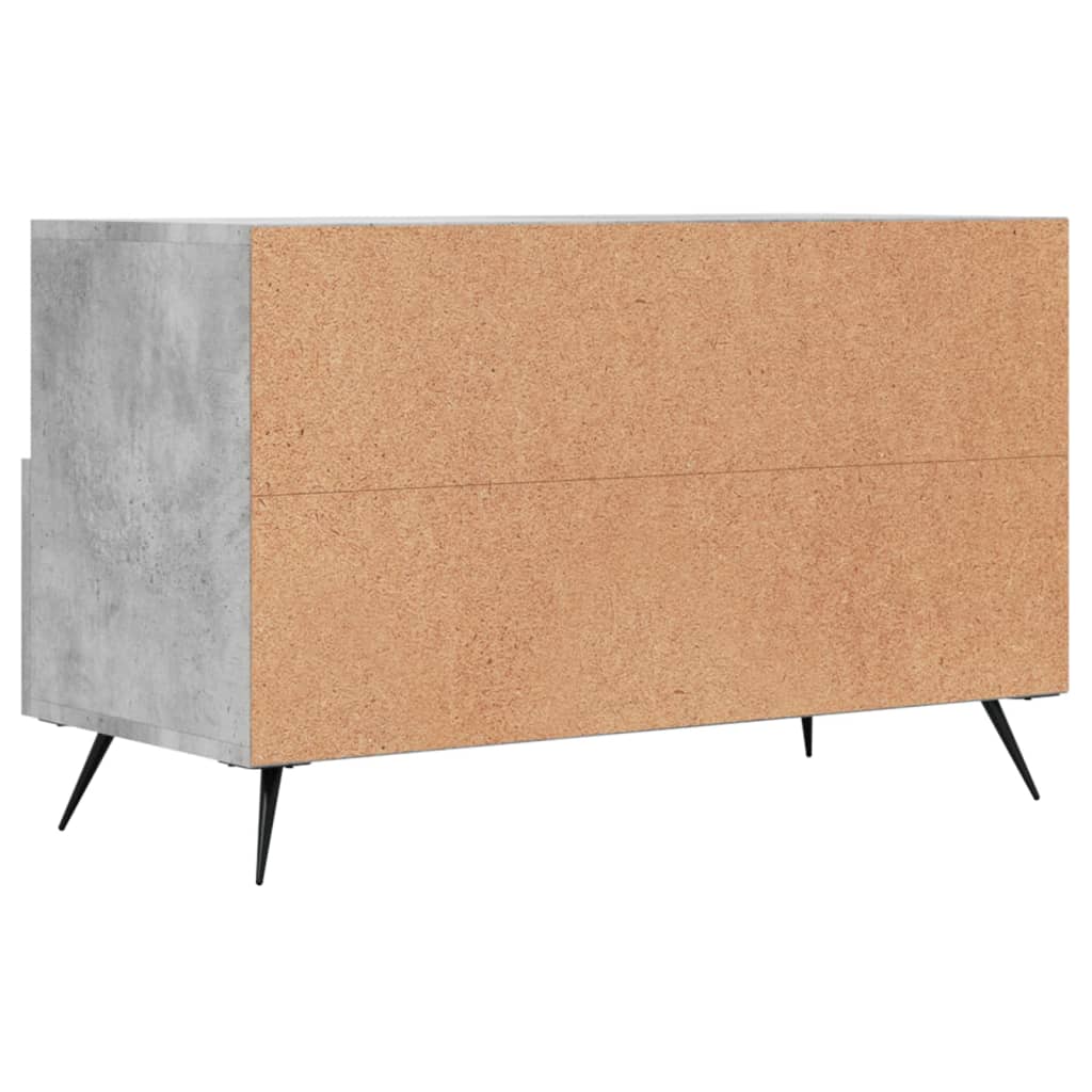 TV ormarić boja betona 80 x 36 x 50 cm konstruirano drvo