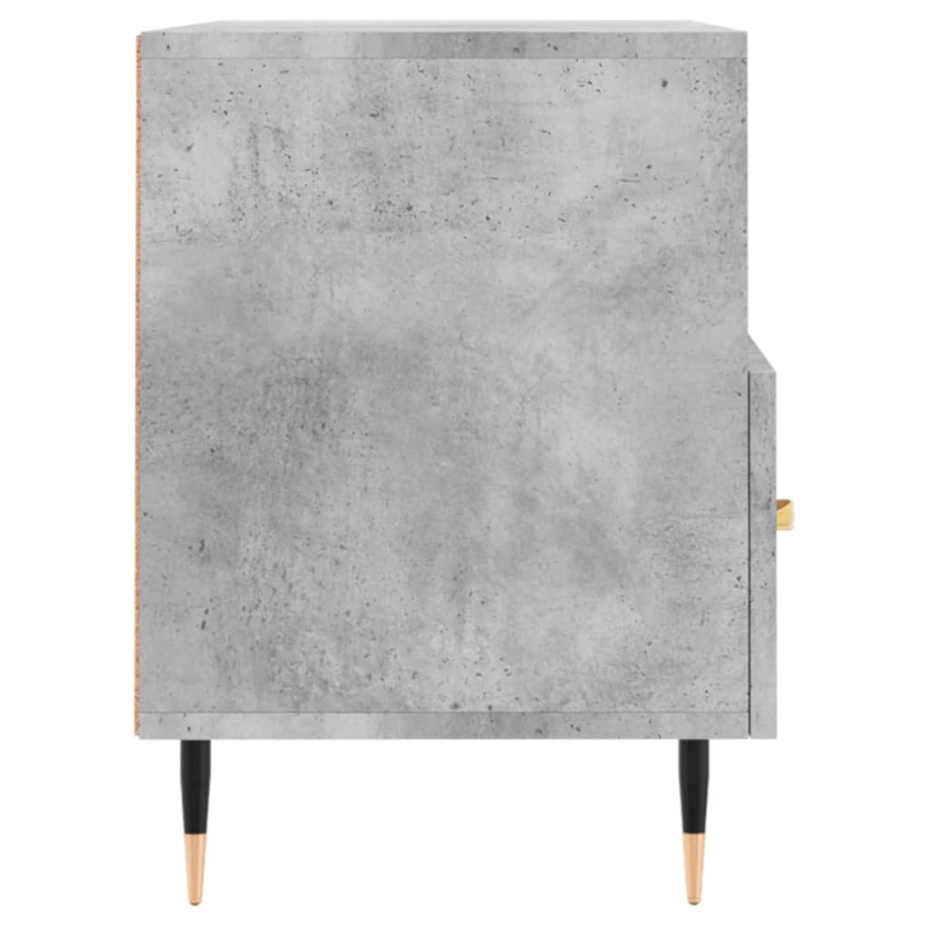 TV ormarić boja betona 80 x 36 x 50 cm konstruirano drvo