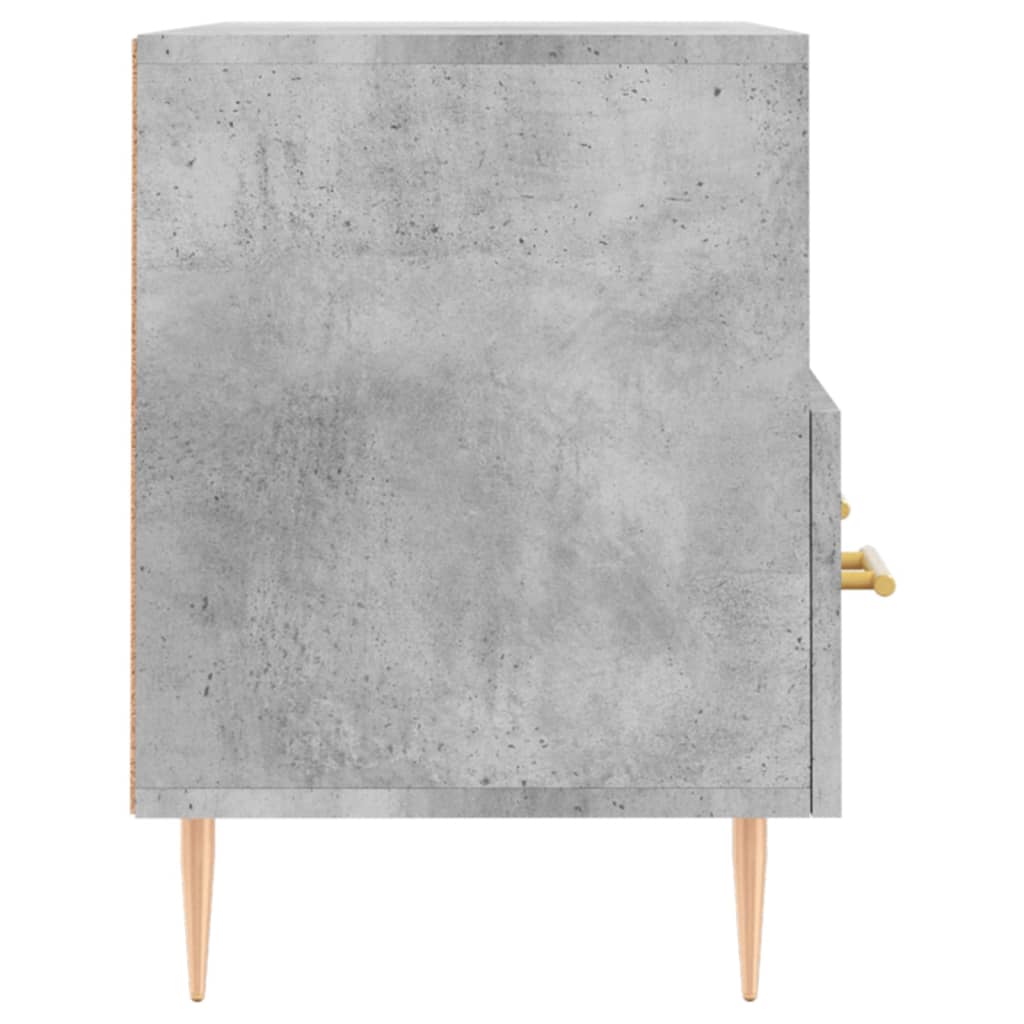 TV ormarić boja betona 80 x 36 x 50 cm konstruirano drvo