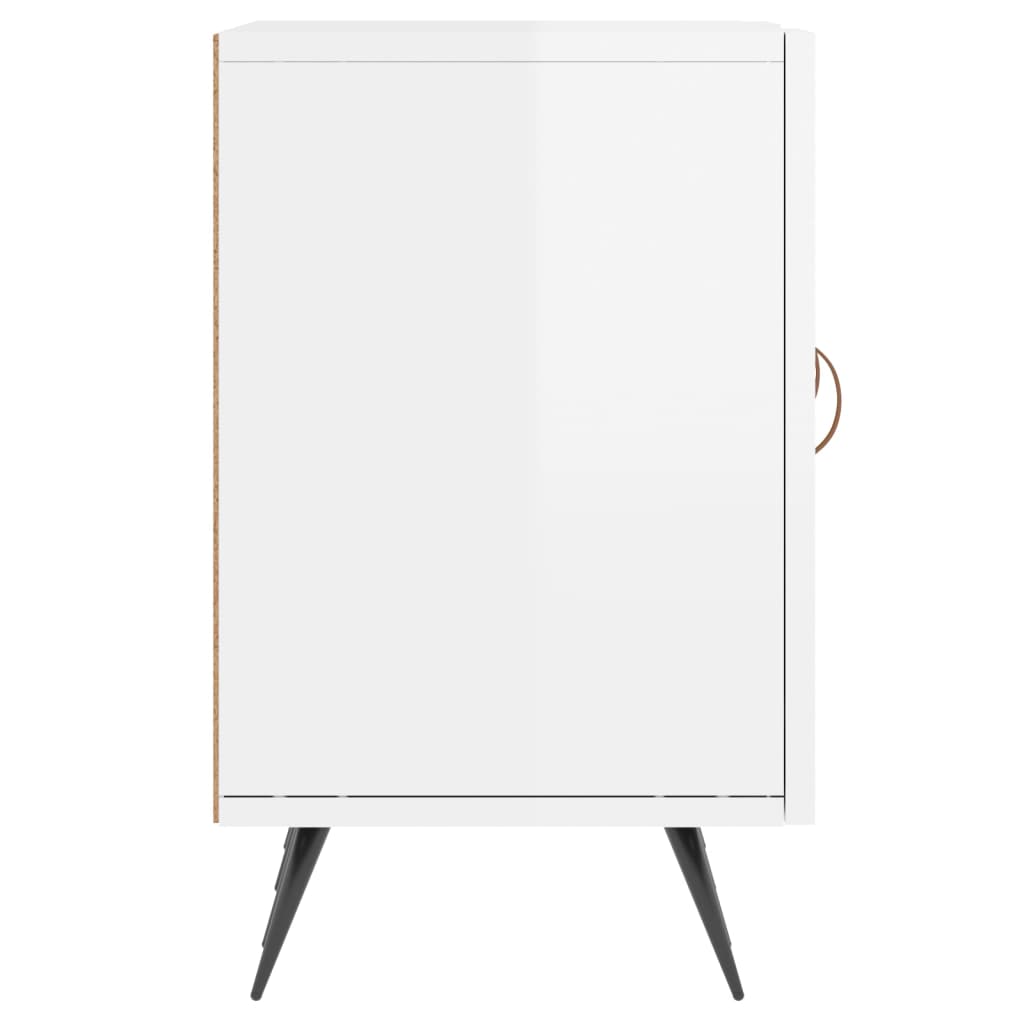 TV ormarić sjajni bijeli 150 x 30 x 50 cm od konstruiranog drva