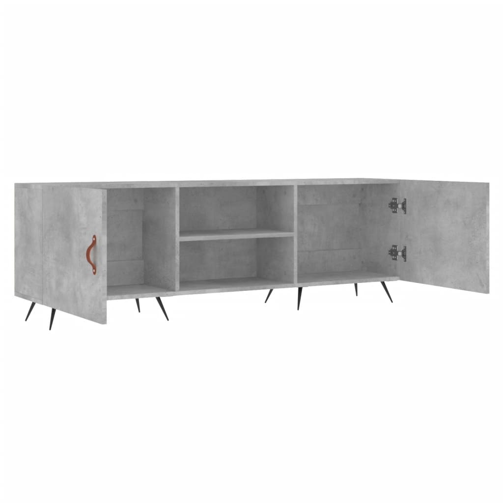 TV ormarić boja betona 150x30x50 cm od konstruiranog drva