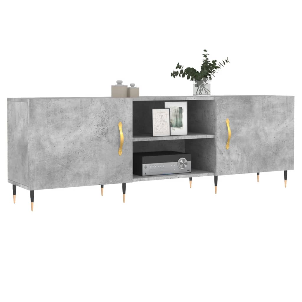 TV ormarić boja betona 150x30x50 cm od konstruiranog drva