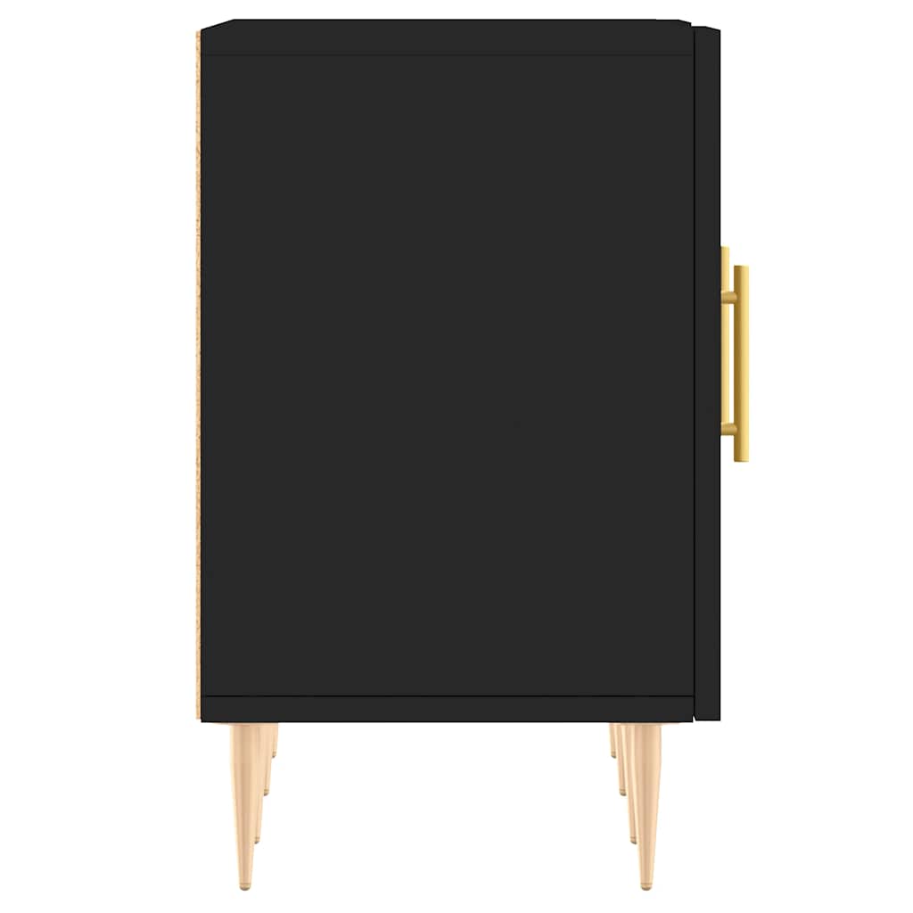 TV ormarić crni 150 x 30 x 50 cm od konstruiranog drva