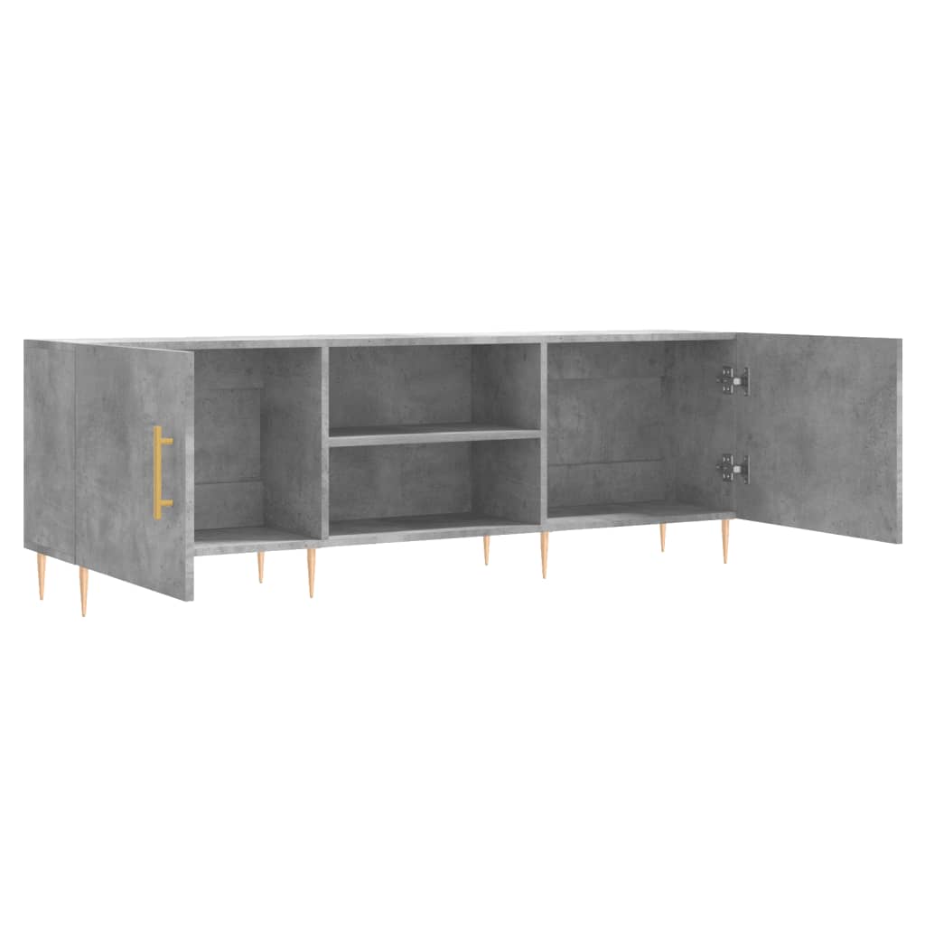 TV ormarić boja betona 150x30x50 cm od konstruiranog drva