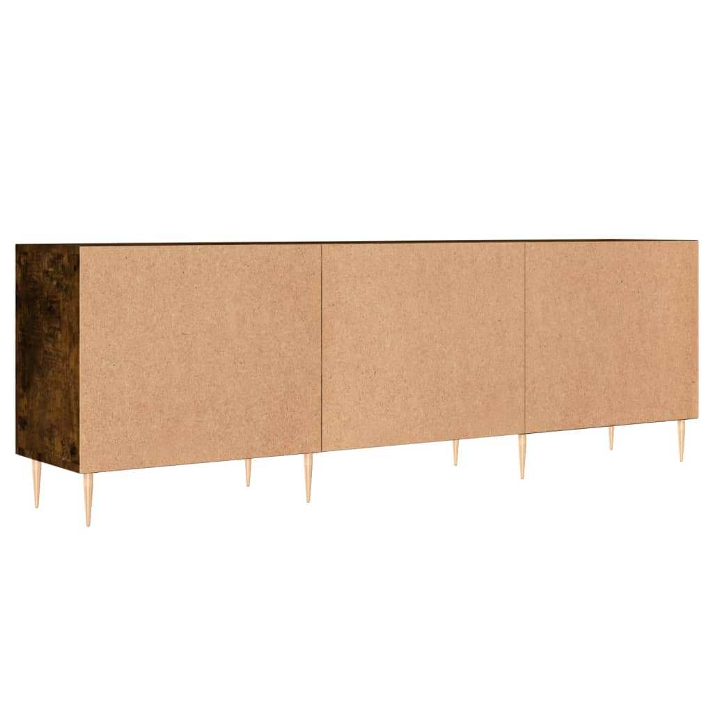 TV ormarić boja dimljenog hrasta 150x30x50 cm konstruirano drvo