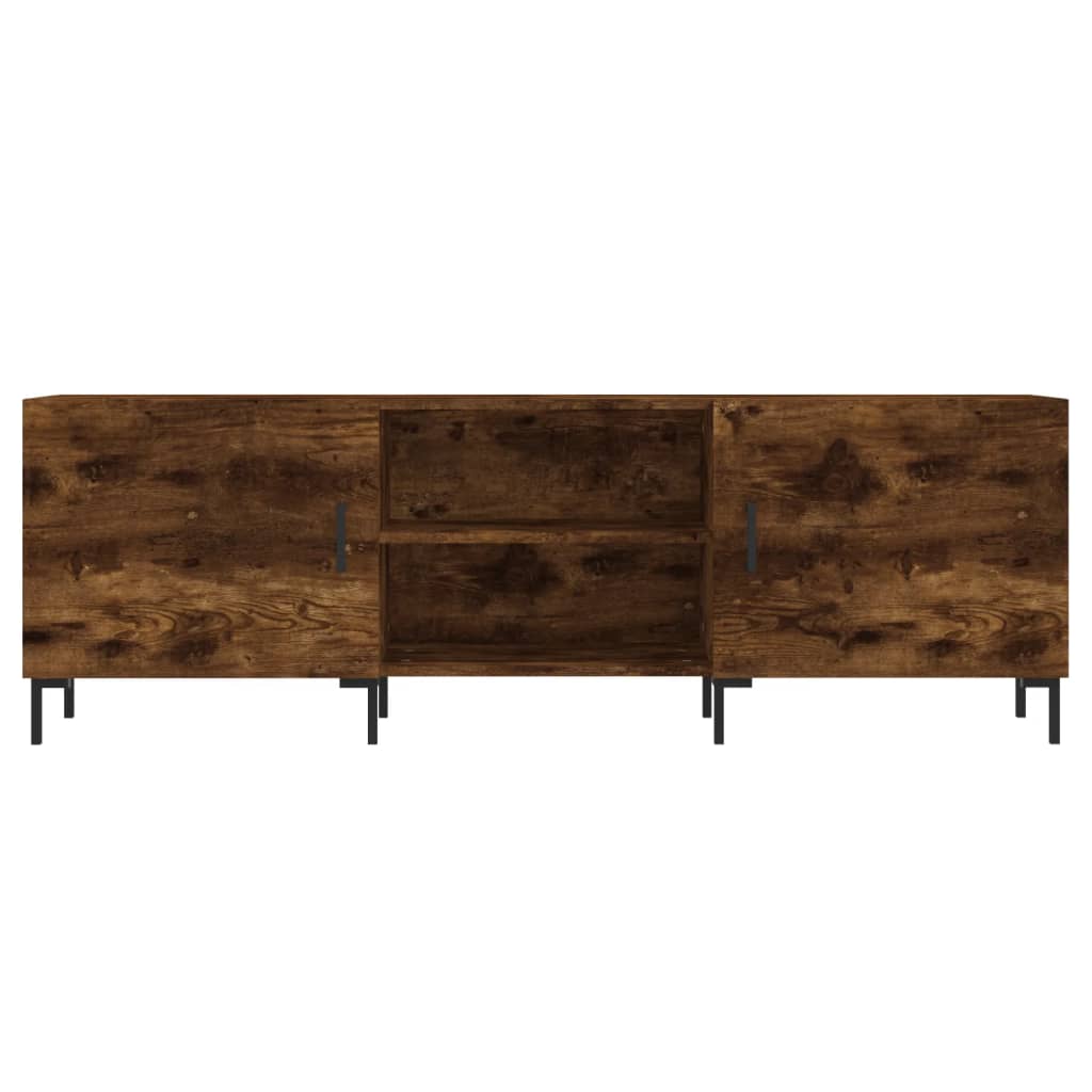 TV ormarić boja dimljenog hrasta 150x30x50 cm konstruirano drvo