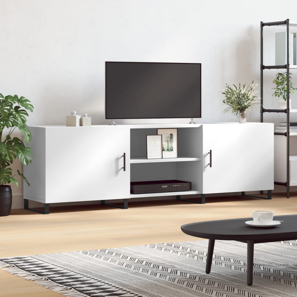 TV ormarić bijeli 150 x 30 x 50 cm od konstruiranog drva