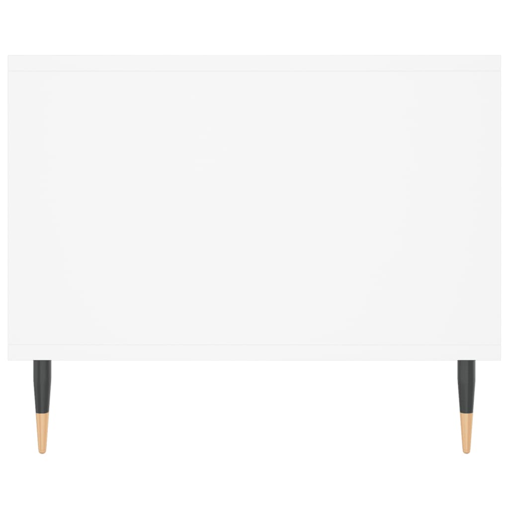 Stolić za kavu bijeli 102 x 50 x 40 cm od konstruiranog drva