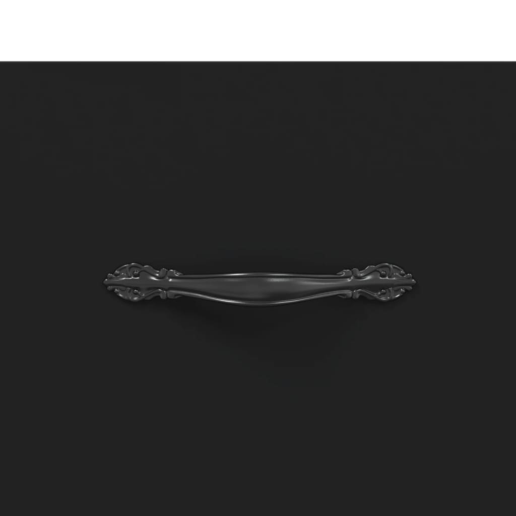Stolić za kavu crni 102 x 50 x 40 cm od konstruiranog drva