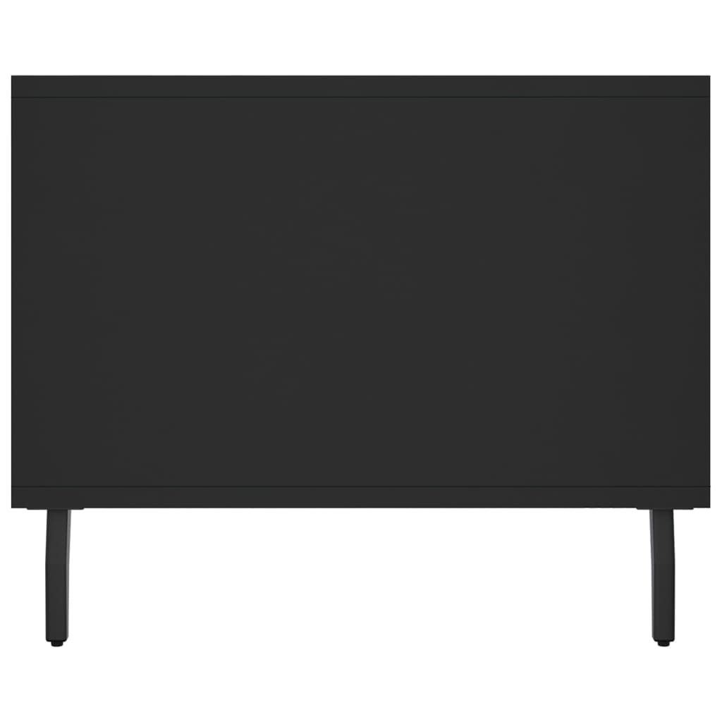 Stolić za kavu crni 102 x 50 x 40 cm od konstruiranog drva
