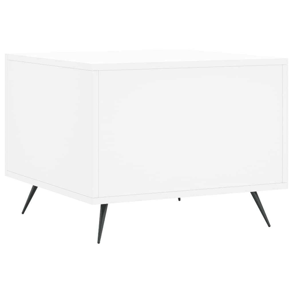Stolići za kavu 2 kom bijeli 50x50x40 cm od konstruiranog drva