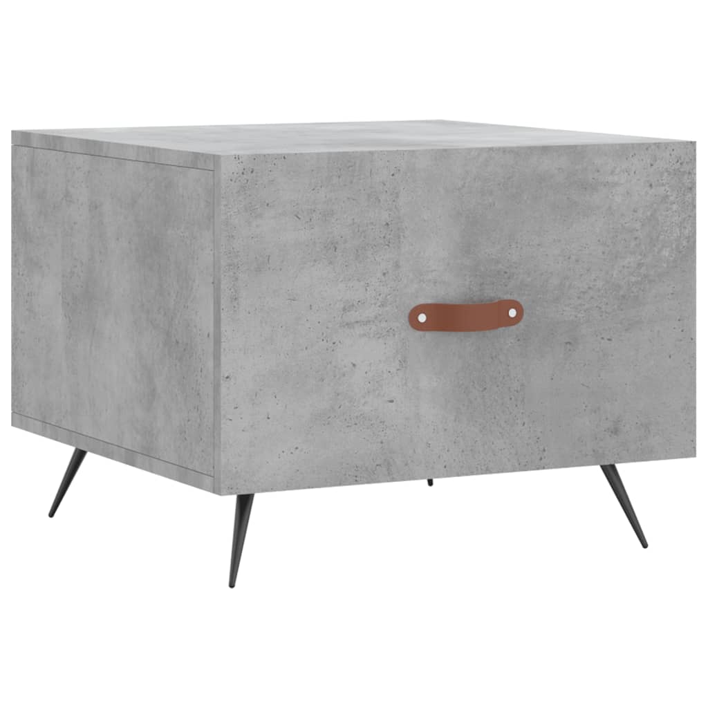 Stolići za kavu 2 kom Siva betona 50x50x40 cm konstruirano drvo