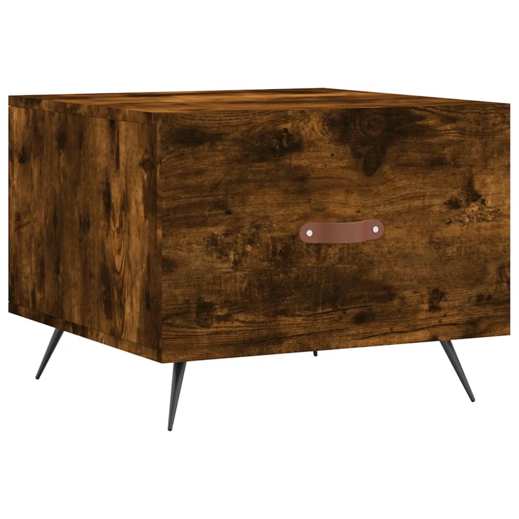 Stolić za kavu boja hrasta 50 x 50 x 40 cm konstruirano drvo