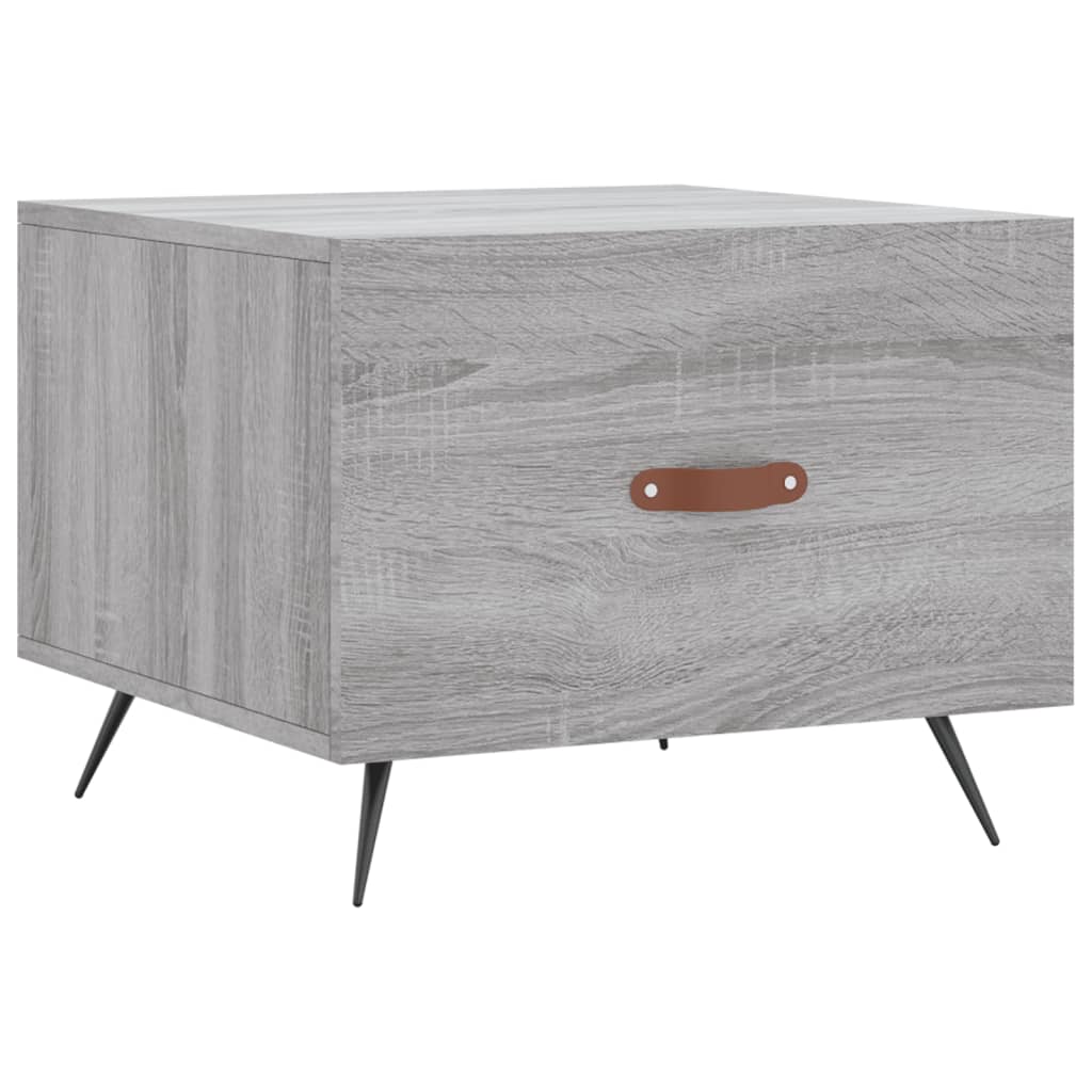 Stolići za kavu 2 kom boja hrast 50x50x40 cm konstruirano drvo