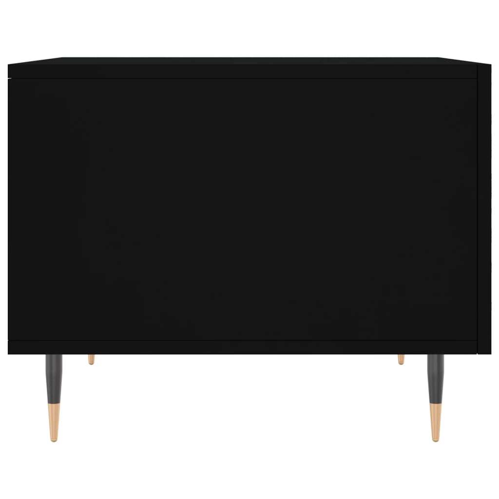 Stolići za kavu 2 kom crni 50x50x40 cm od konstruiranog drva