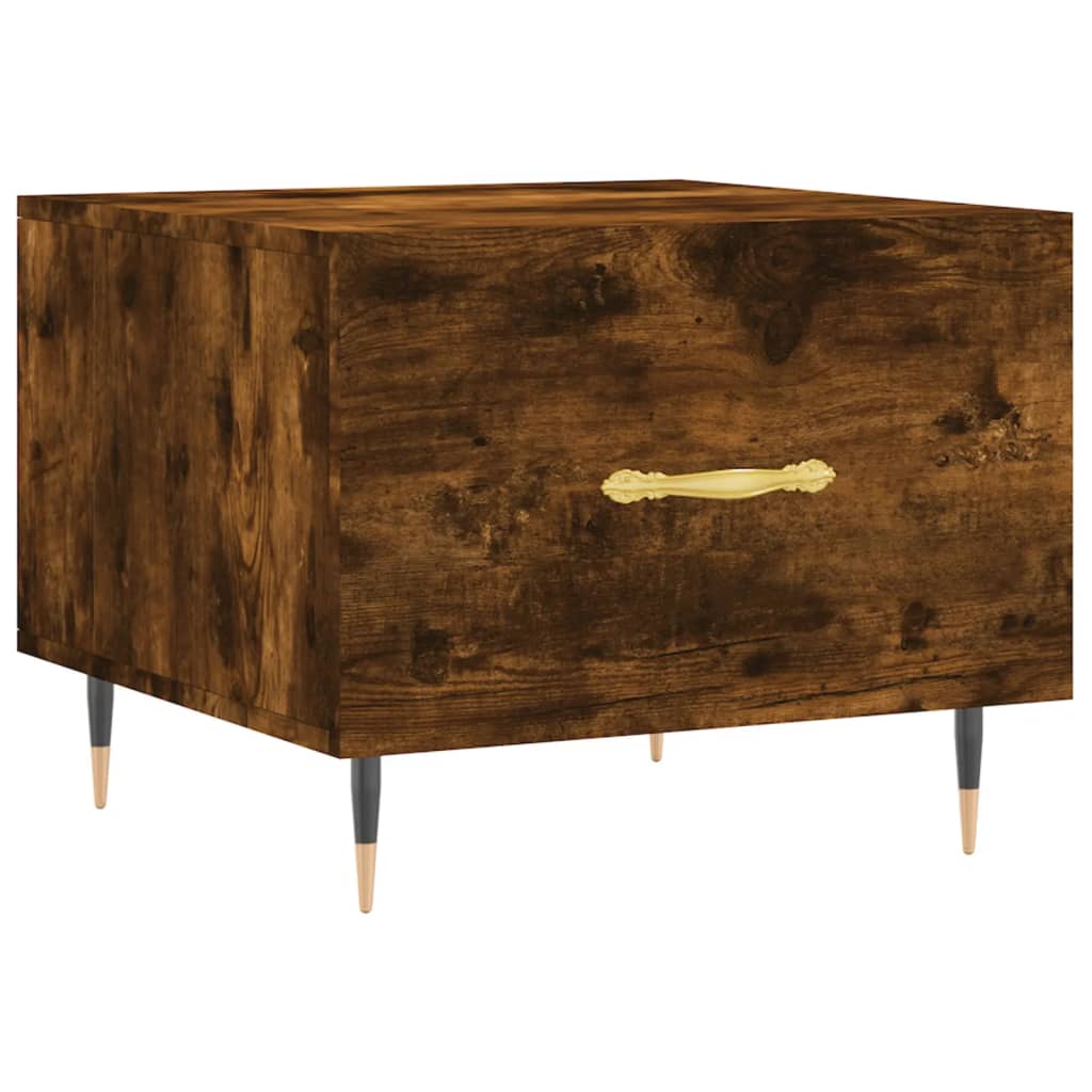Stolići za kavu 2 kom boja hrasta 50x50x40 cm konstruirano drvo