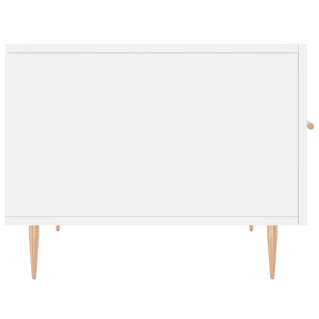 Stolići za kavu 2 kom bijeli 50x50x40 cm od konstruiranog drva