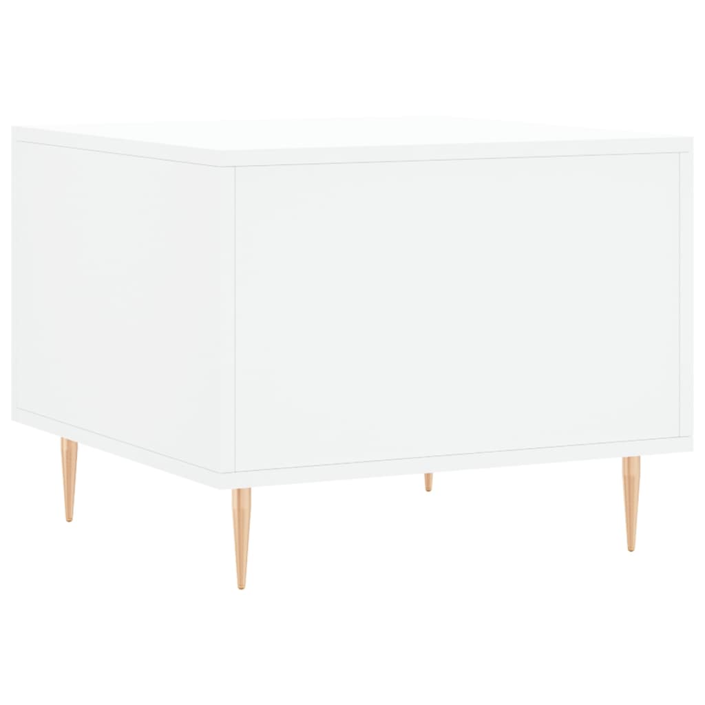 Stolići za kavu 2 kom bijeli 50x50x40 cm od konstruiranog drva