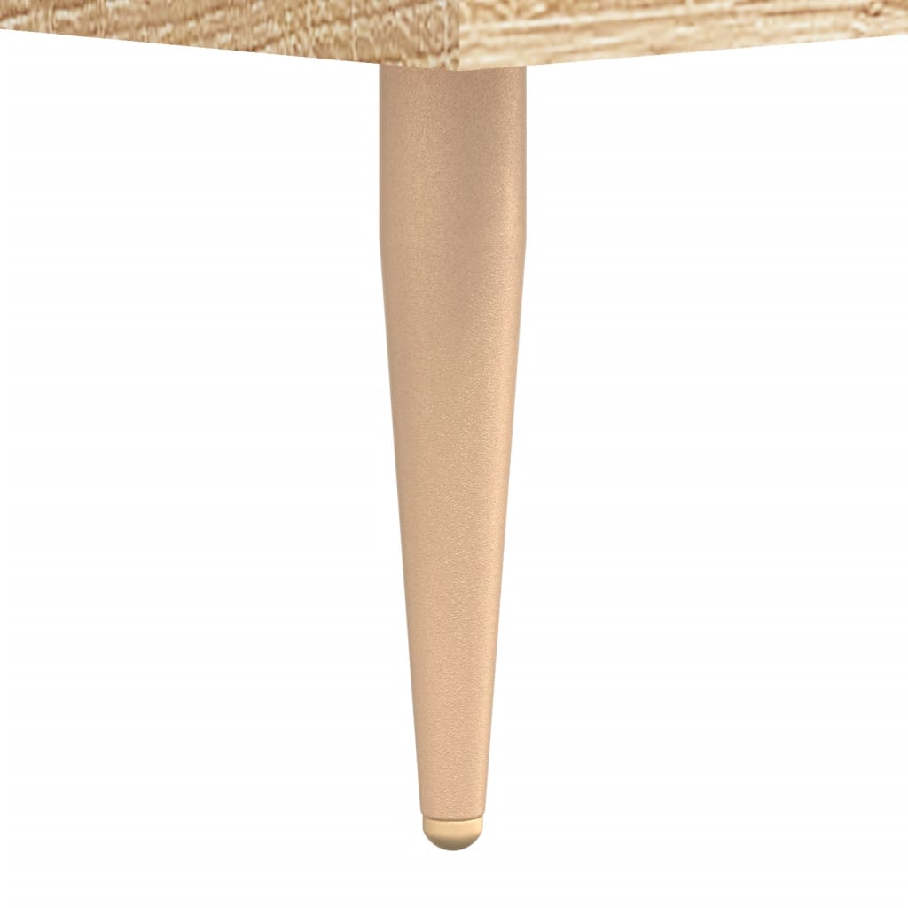 Stolić za kavu boja hrasta 50 x 50 x 40 cm konstruirano drvo