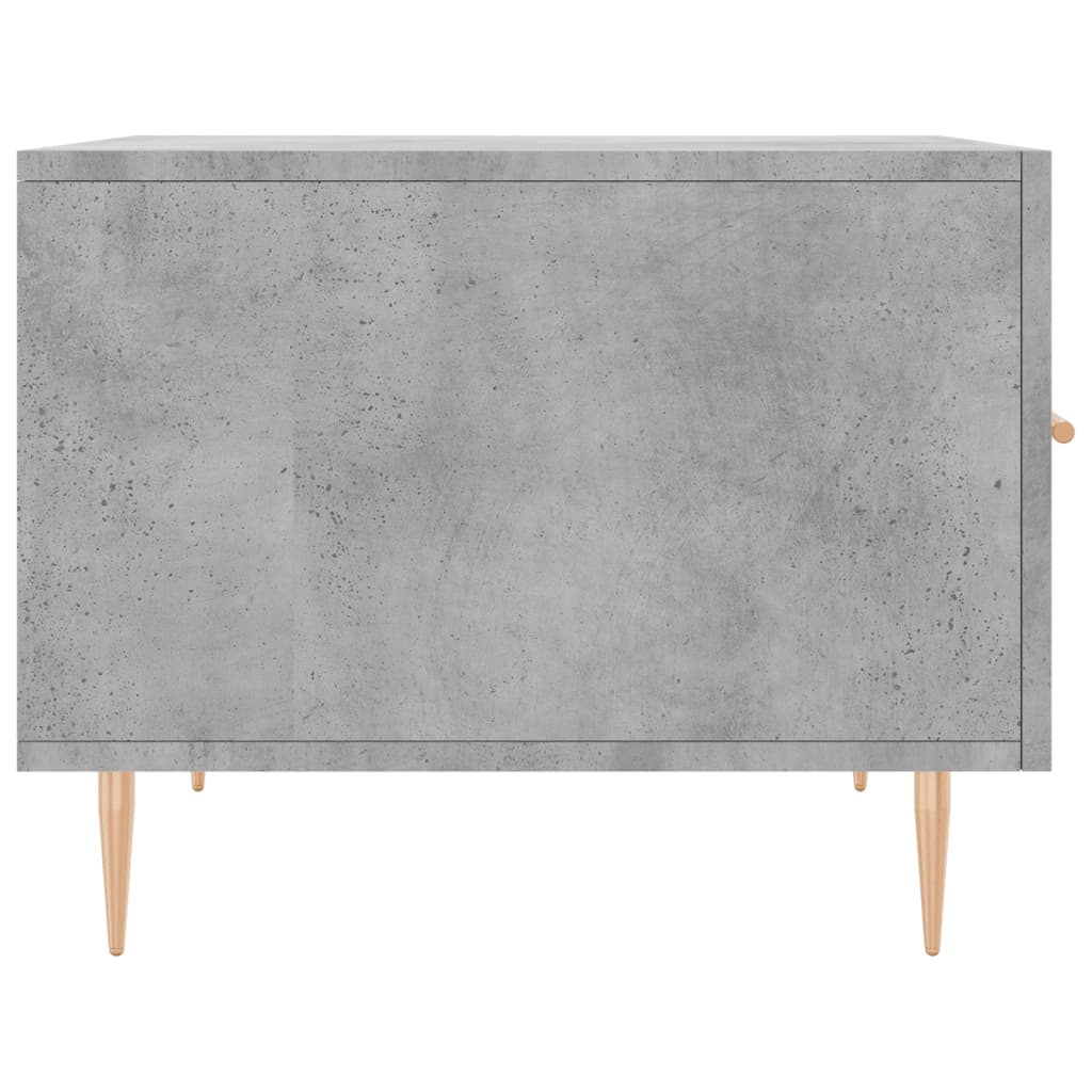 Stolići za kavu 2 kom Siva betona 50x50x40 cm konstruirano drvo