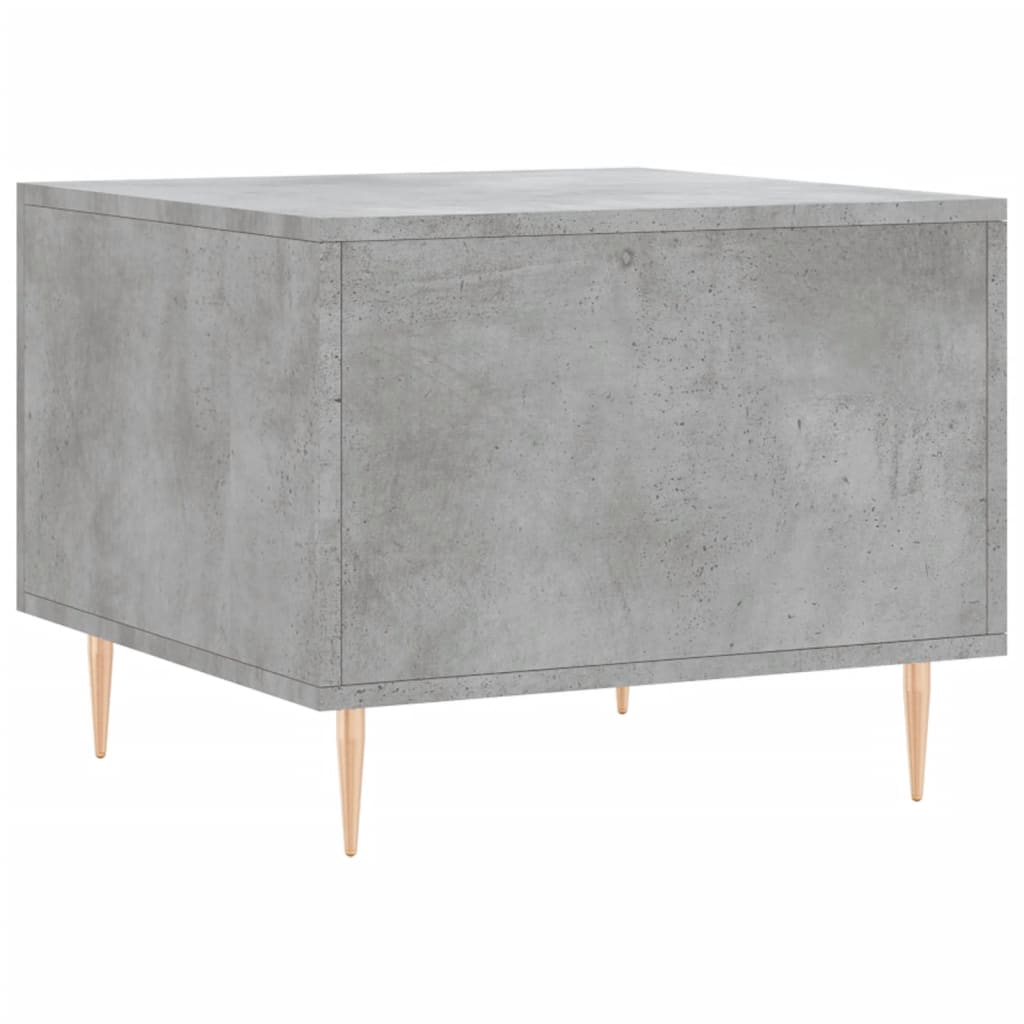 Stolići za kavu 2 kom Siva betona 50x50x40 cm konstruirano drvo