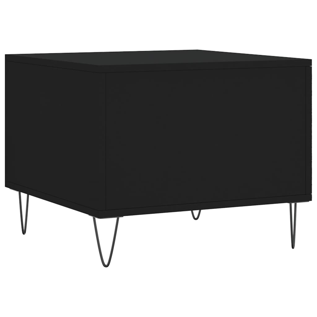 Stolići za kavu 2 kom crni 50x50x40 cm od konstruiranog drva