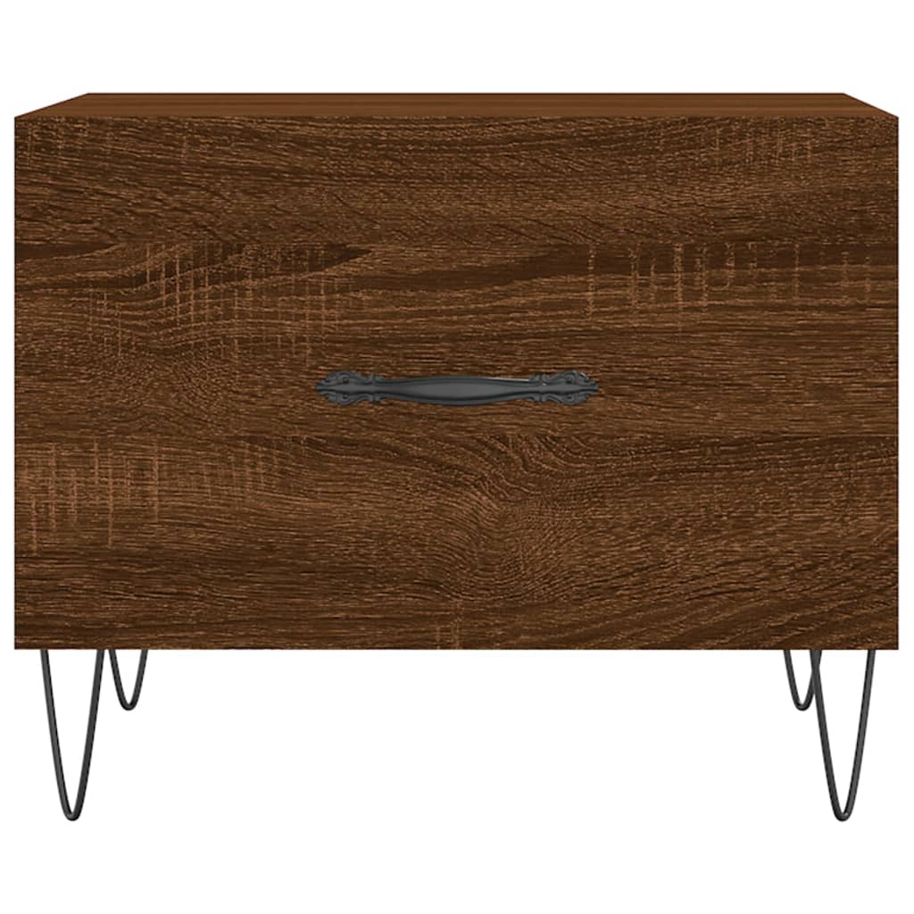 Stolići za kavu 2 kom boja hrasta 50x50x40 cm konstruirano drvo