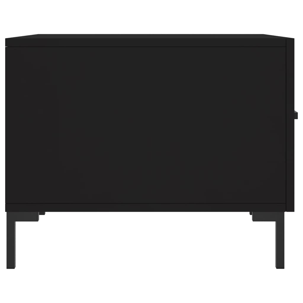 Stolići za kavu 2 kom crni 50x50x40 cm od konstruiranog drva