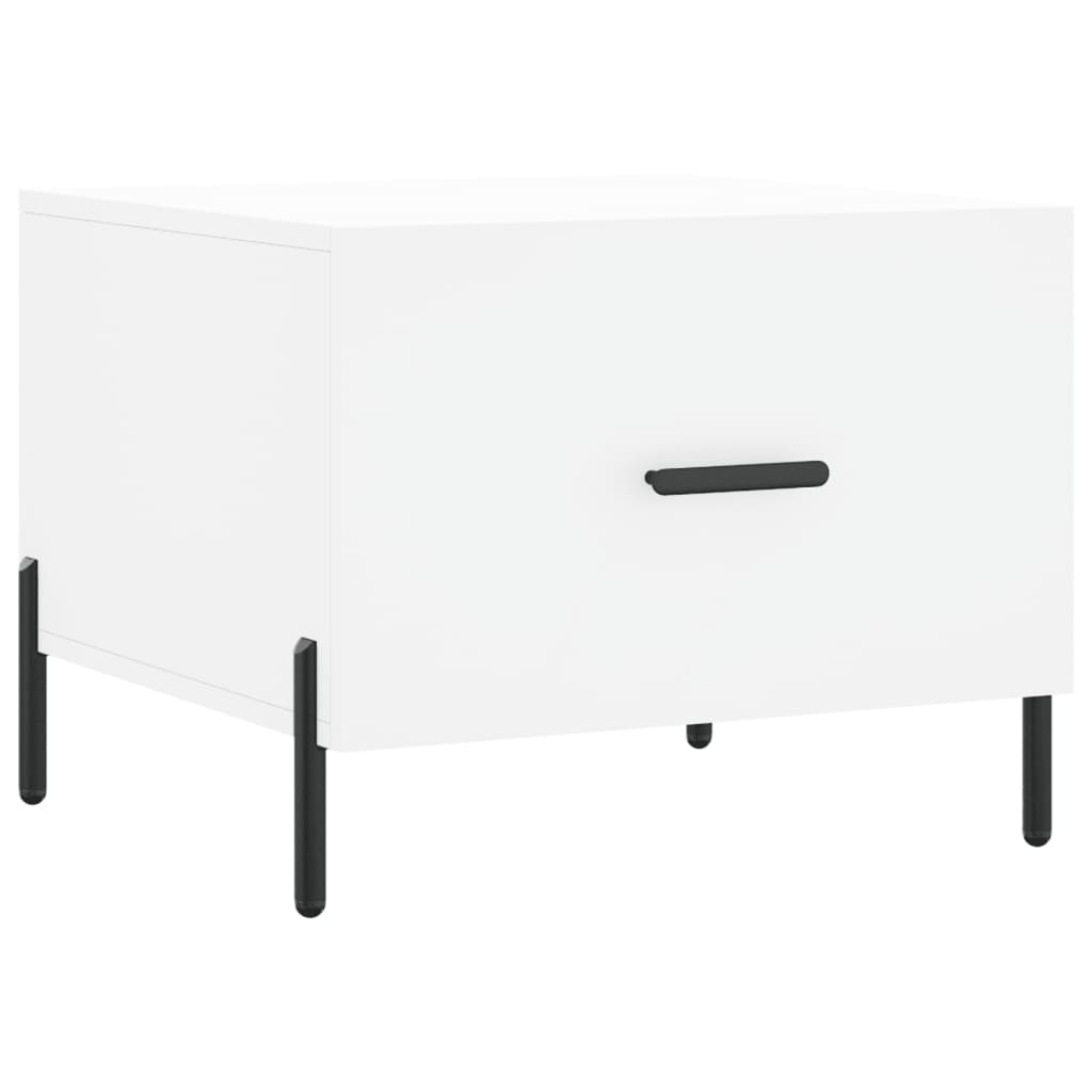 Stolići za kavu 2 kom bijeli 50x50x40 cm od konstruiranog drva