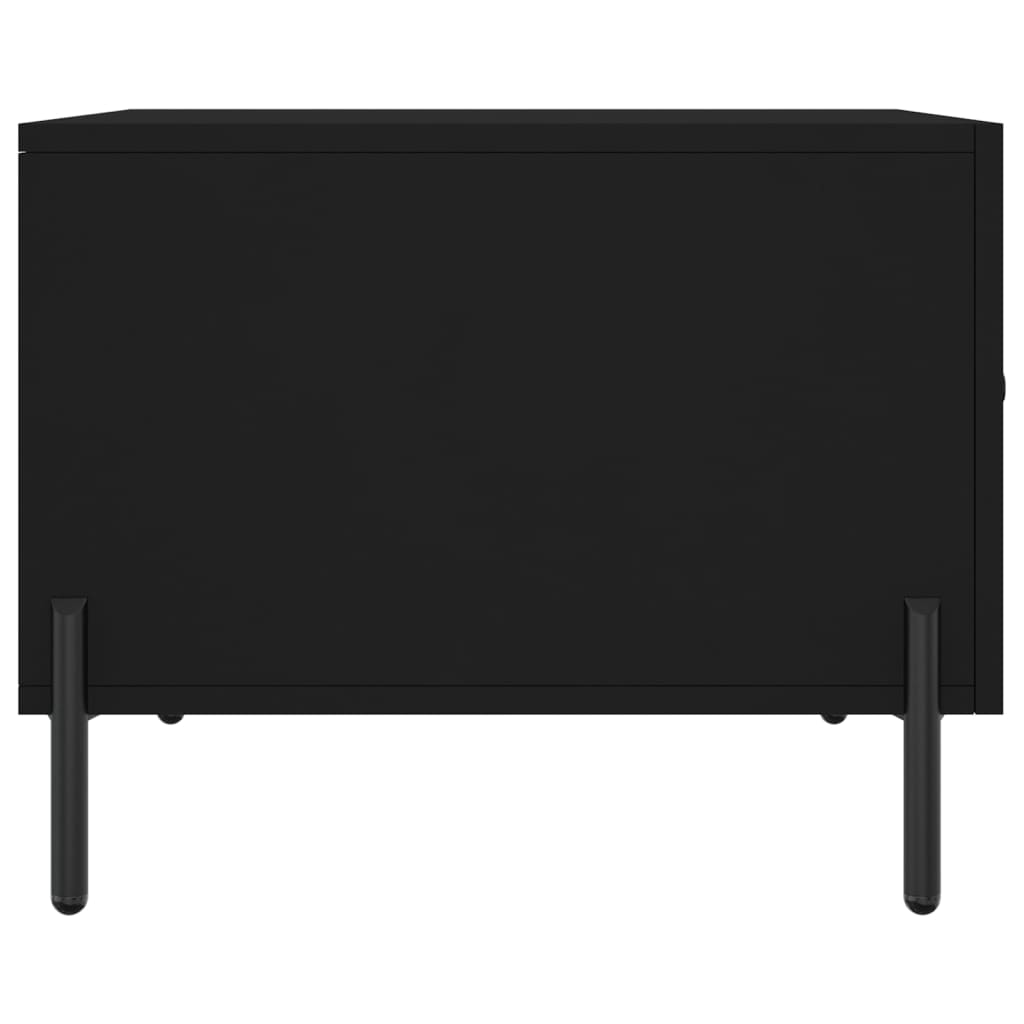 Stolići za kavu 2 kom crni 50x50x40 cm od konstruiranog drva
