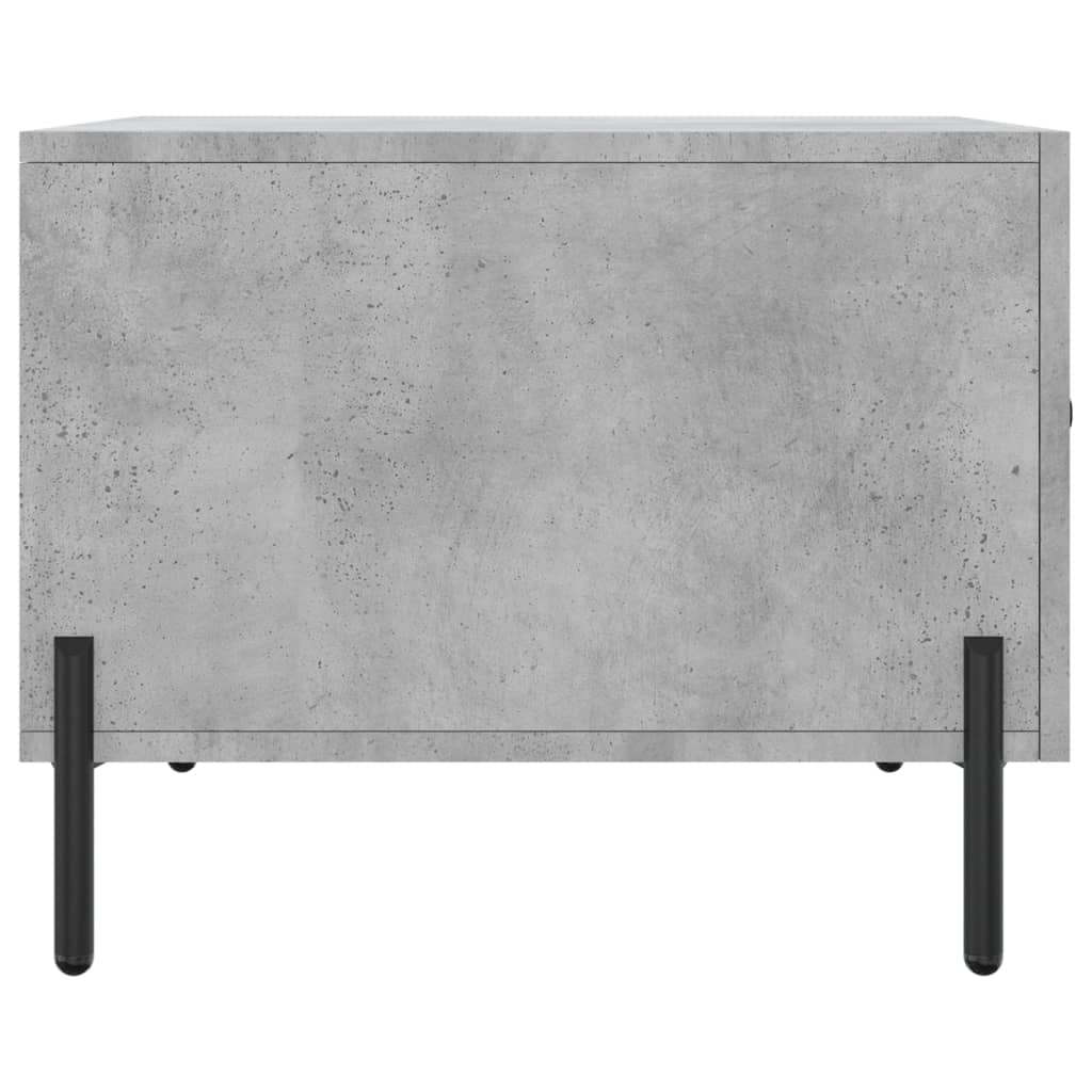 Stolići za kavu 2 kom Siva betona 50x50x40 cm konstruirano drvo