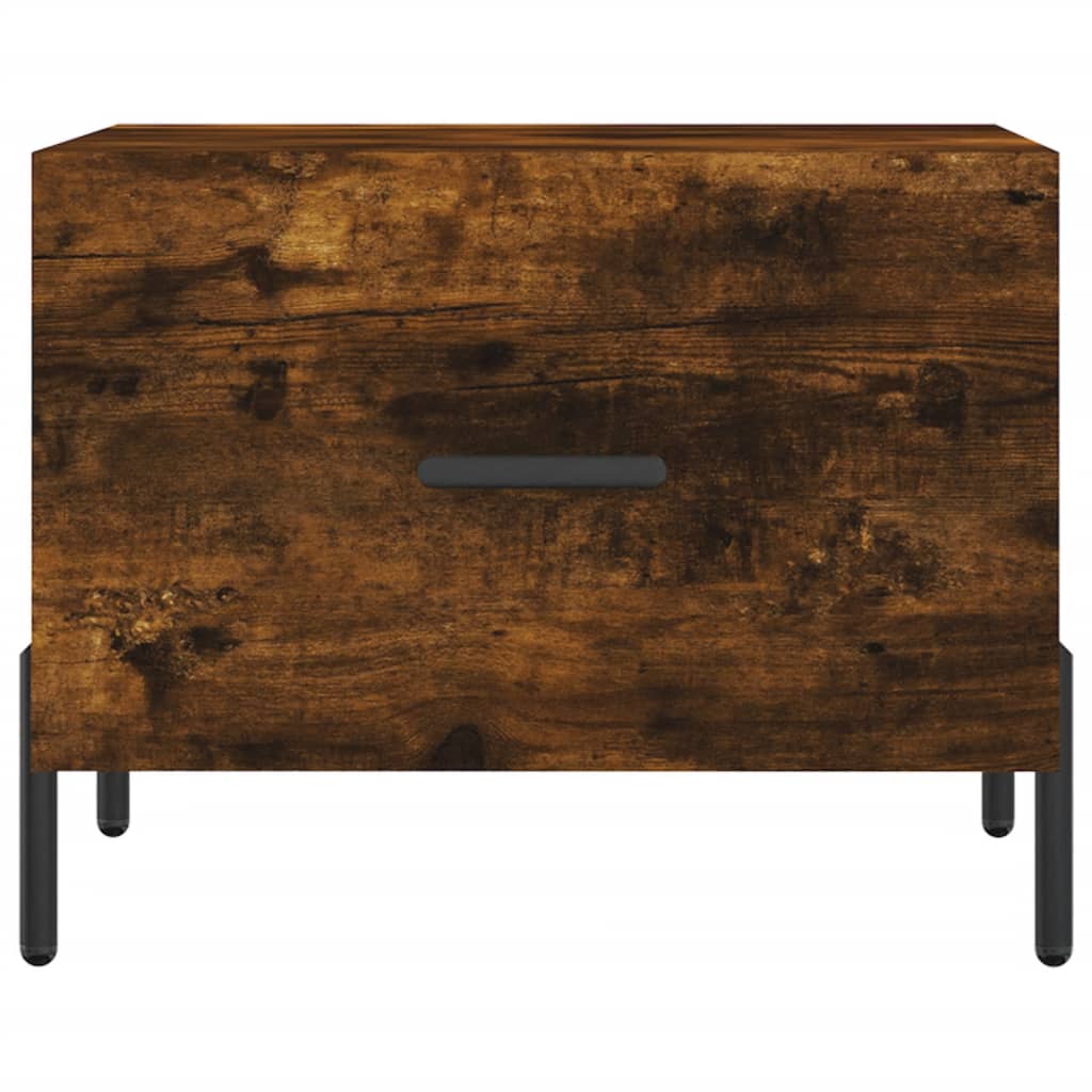 Stolići za kavu 2 kom boja hrasta 50x50x40 cm konstruirano drvo