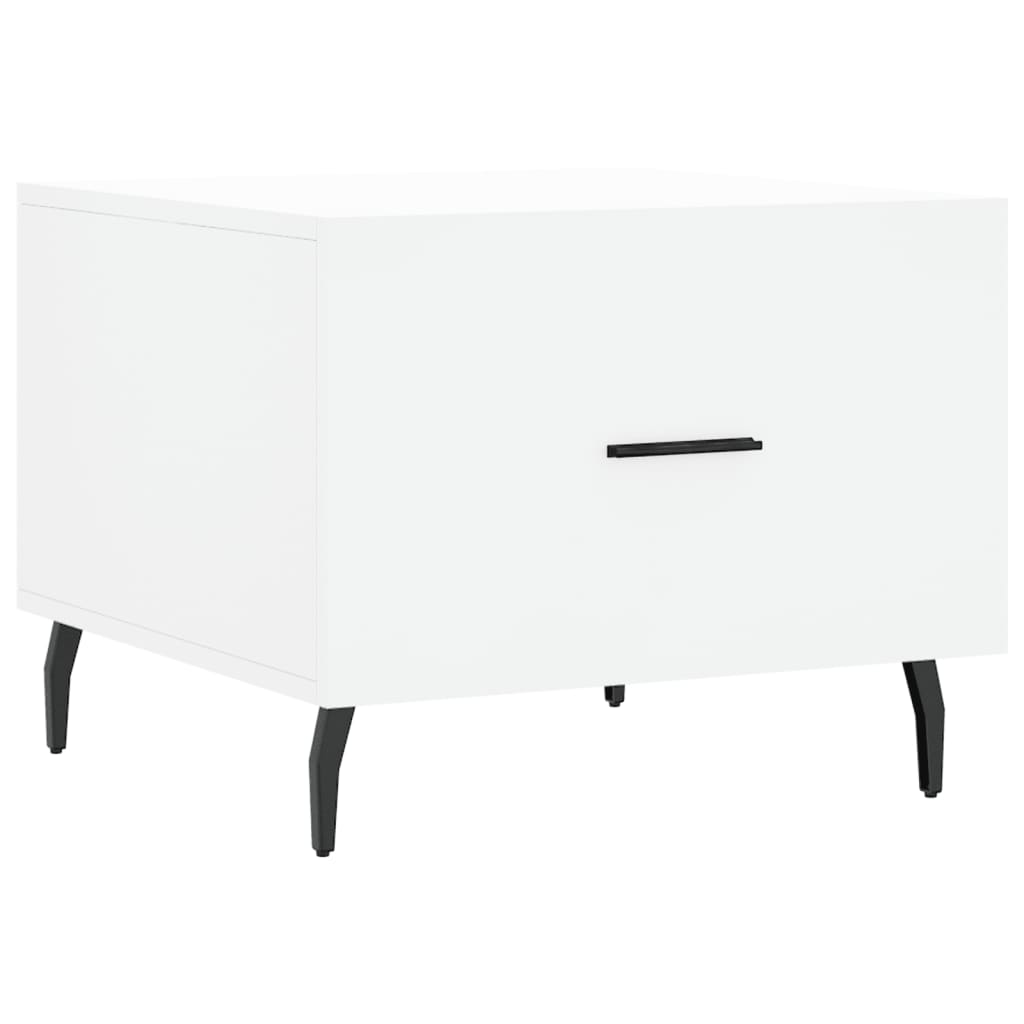 Stolići za kavu 2 kom bijeli 50x50x40 cm od konstruiranog drva