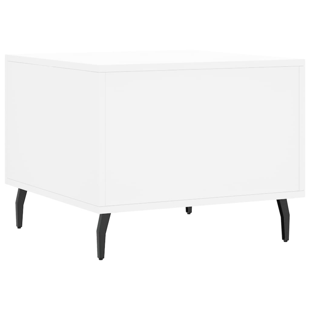 Stolići za kavu 2 kom bijeli 50x50x40 cm od konstruiranog drva