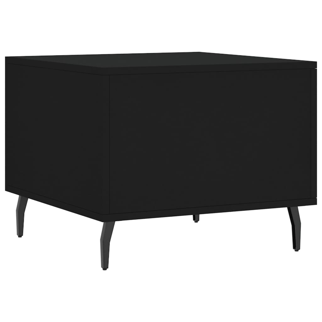 Stolići za kavu 2 kom crni 50x50x40 cm od konstruiranog drva
