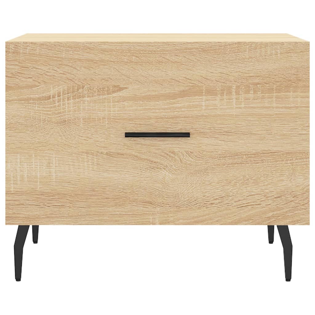 Stolić za kavu boja hrasta 50 x 50 x 40 cm konstruirano drvo