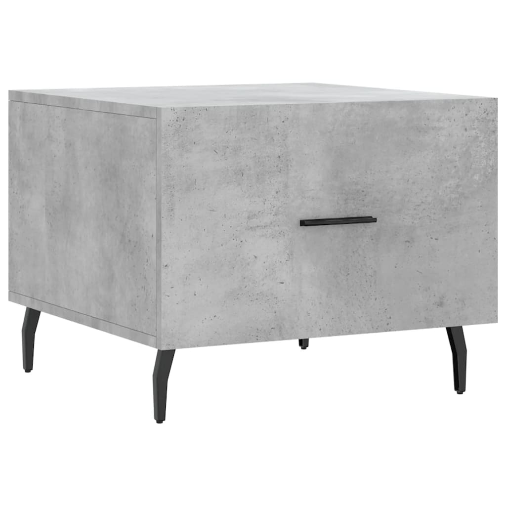 Stolići za kavu 2 kom Siva betona 50x50x40 cm konstruirano drvo