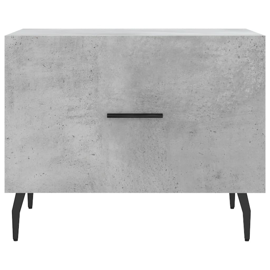 Stolići za kavu 2 kom Siva betona 50x50x40 cm konstruirano drvo