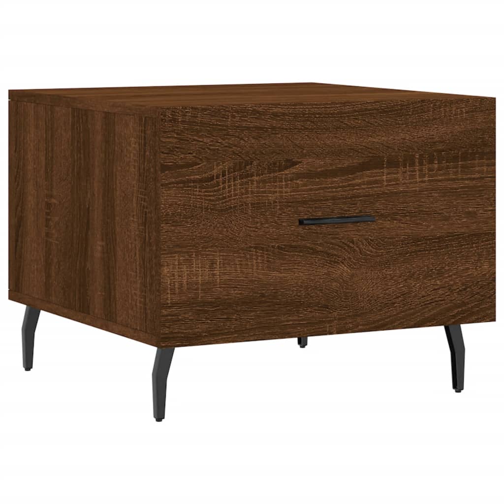 Stolići za kavu 2 kom boja hrasta 50x50x40 cm konstruirano drvo