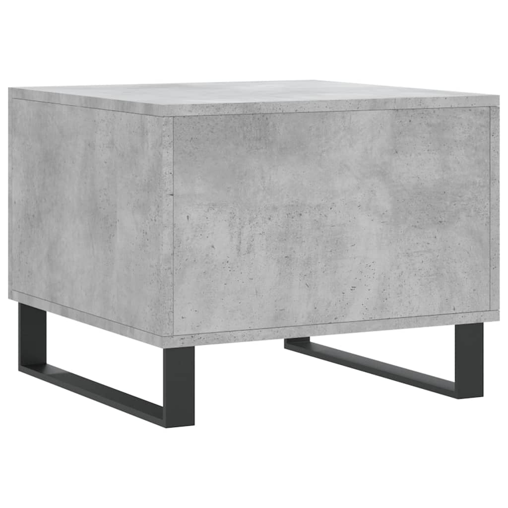 Stolići za kavu 2 kom Siva betona 50x50x40 cm konstruirano drvo