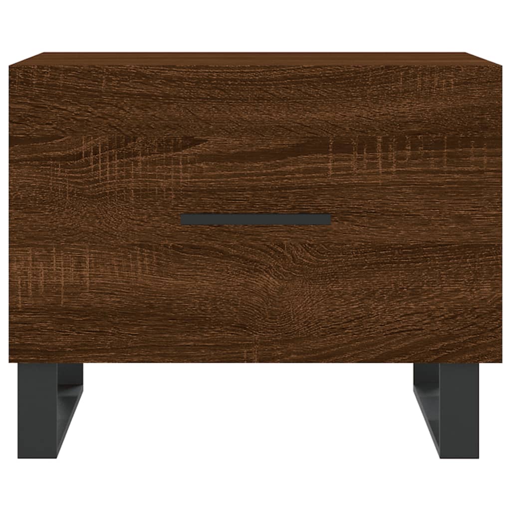 Stolići za kavu 2 kom boja hrasta 50x50x40 cm konstruirano drvo